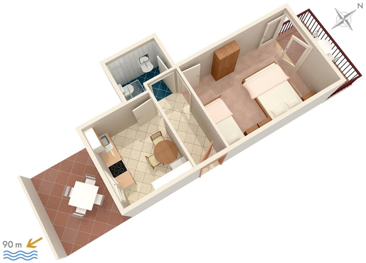 Apartments By The Sea Podaca, Makarska - 2783 Exterior foto